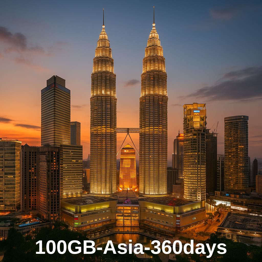 Asia-100GB/360days
