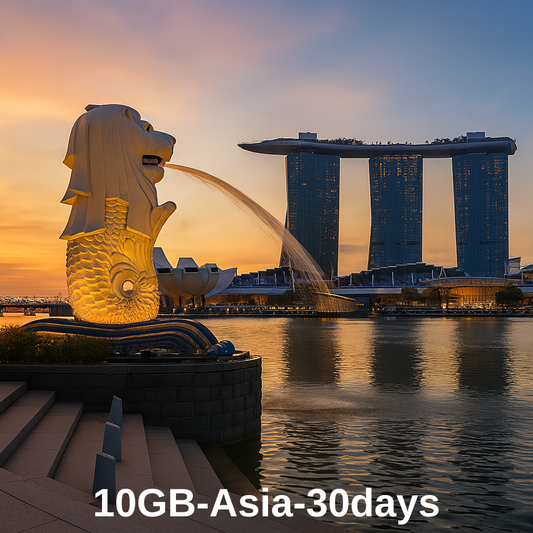Asia-10GB-30 Days