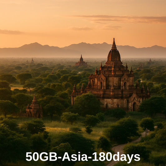 Asia-50GB/180days